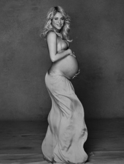 Fotos de Shakira embarazada junto a Piqué
