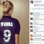 Foto de Wanda Nara con la camiseta de Icardi
